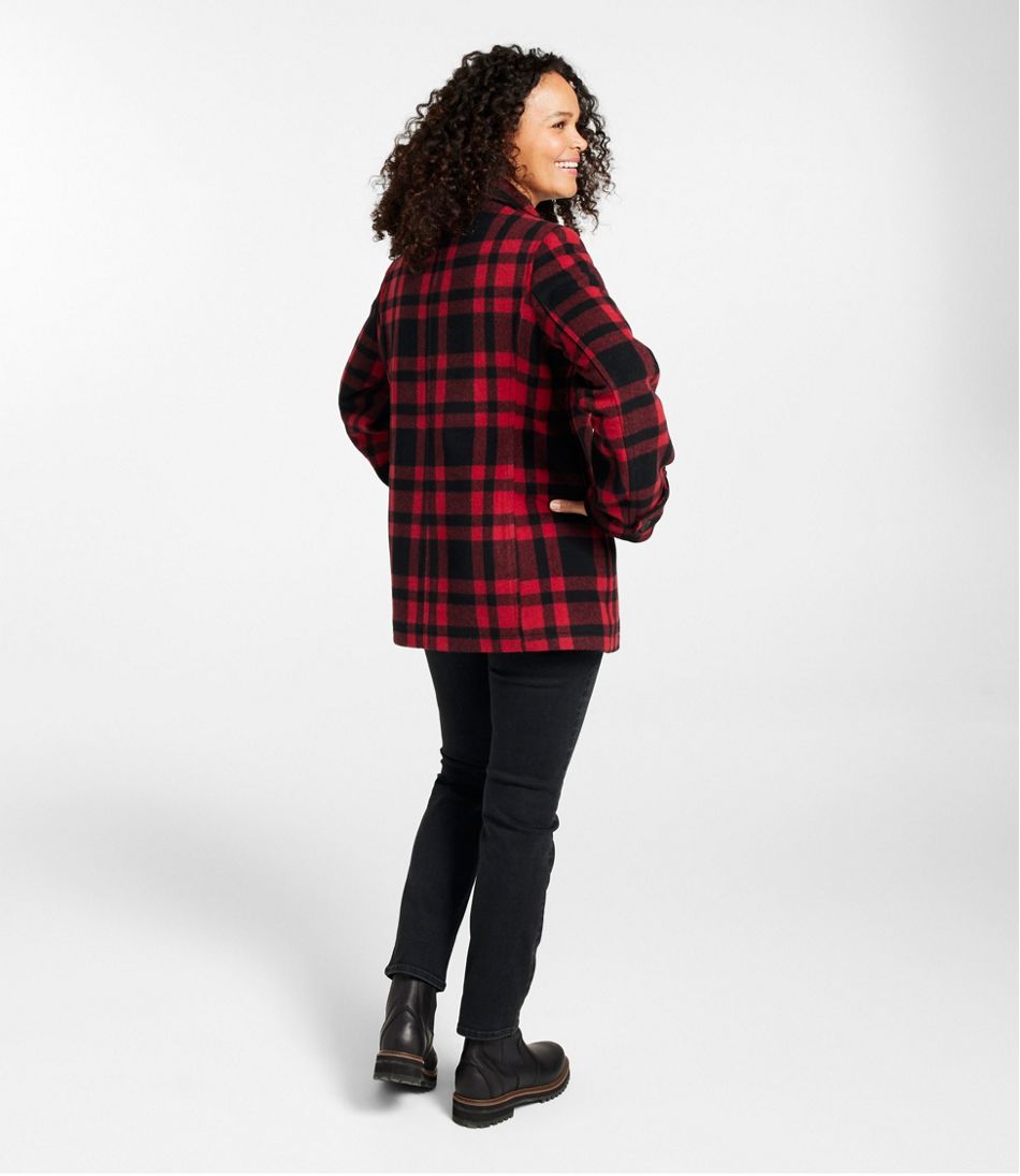 Women's Classic Lambswool Peacoat, Pattern / L.L.Bean
