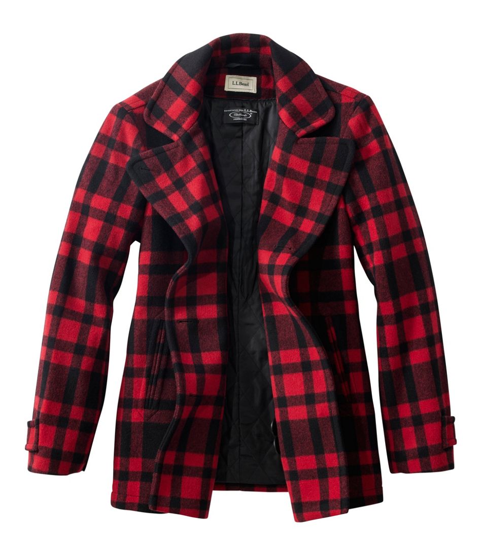 Women's Classic Lambswool Peacoat, Pattern / L.L.Bean