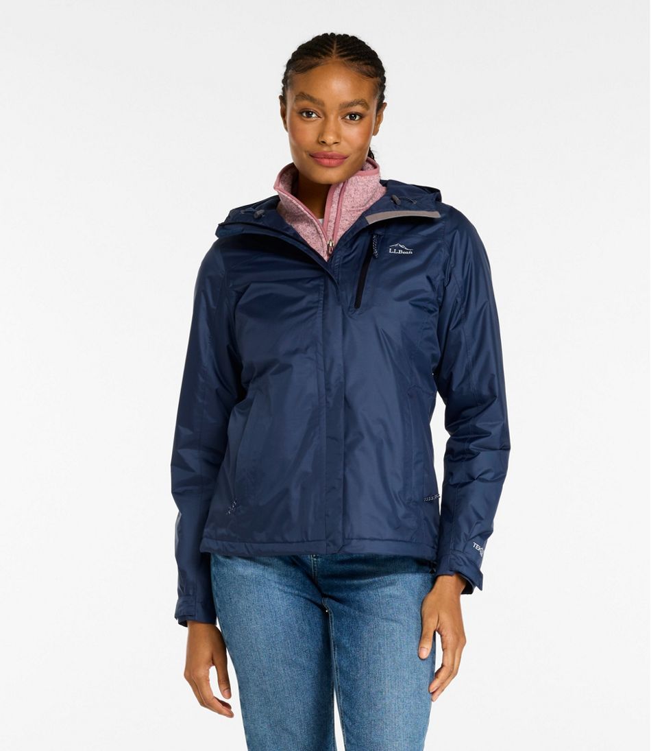 Women's Trail Model Rain Jacket, Fleece-Lined / L.L.Bean