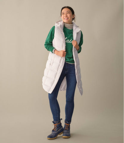 Women's Popham Puffer Long Vest / L.L.Bean