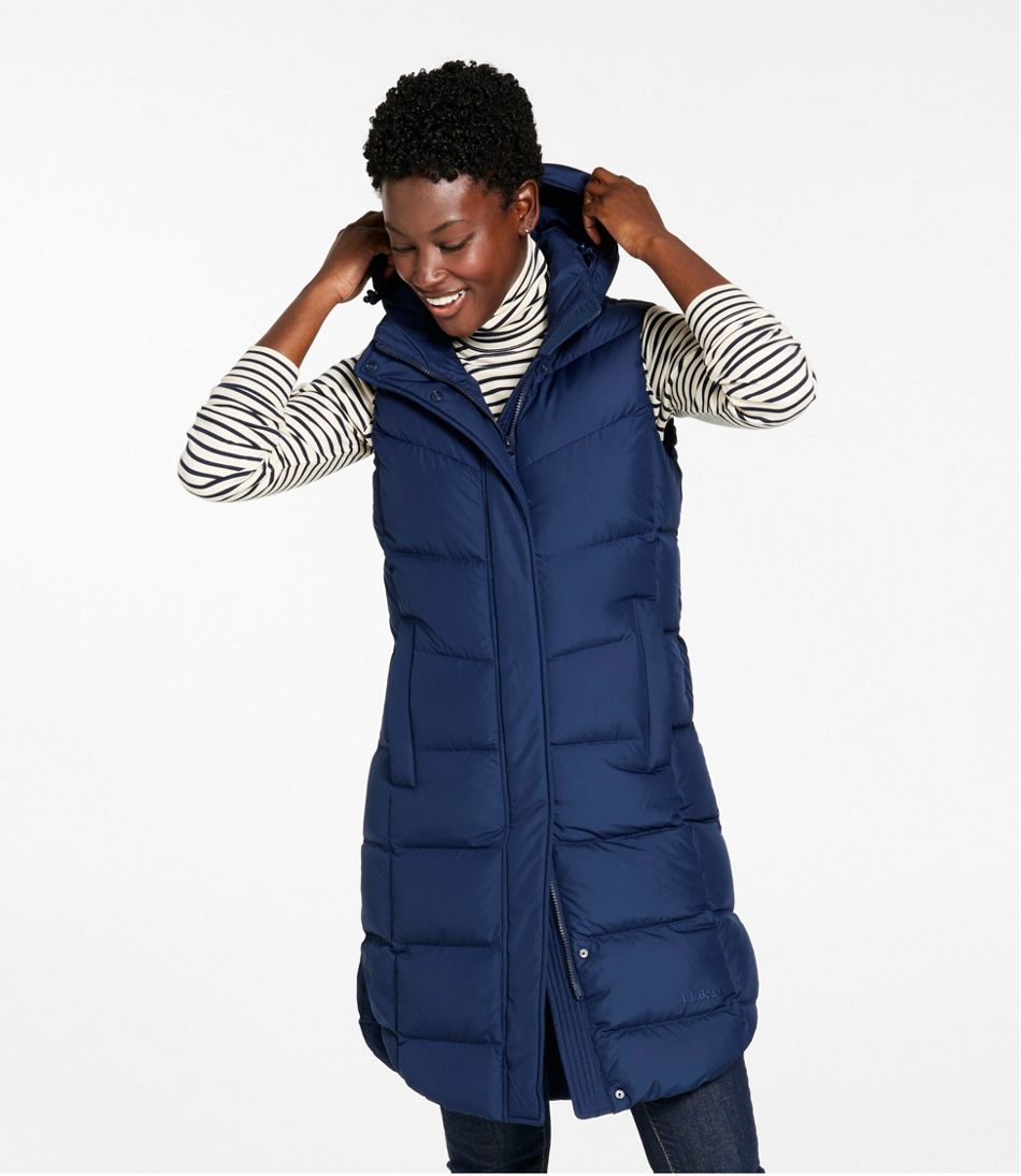 Women's Popham Puffer Long Vest / L.L.Bean