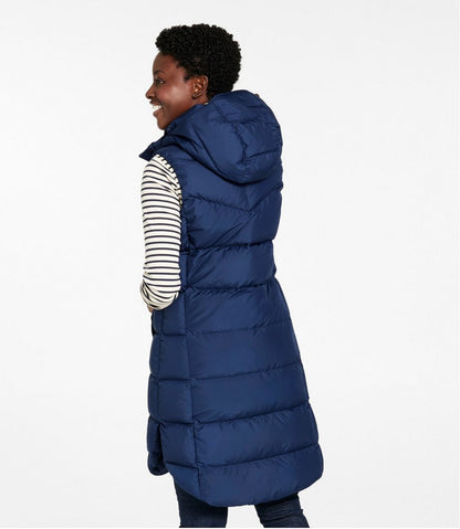 Women's Popham Puffer Long Vest / L.L.Bean