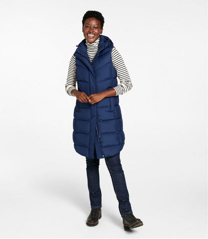 Women's Popham Puffer Long Vest / L.L.Bean