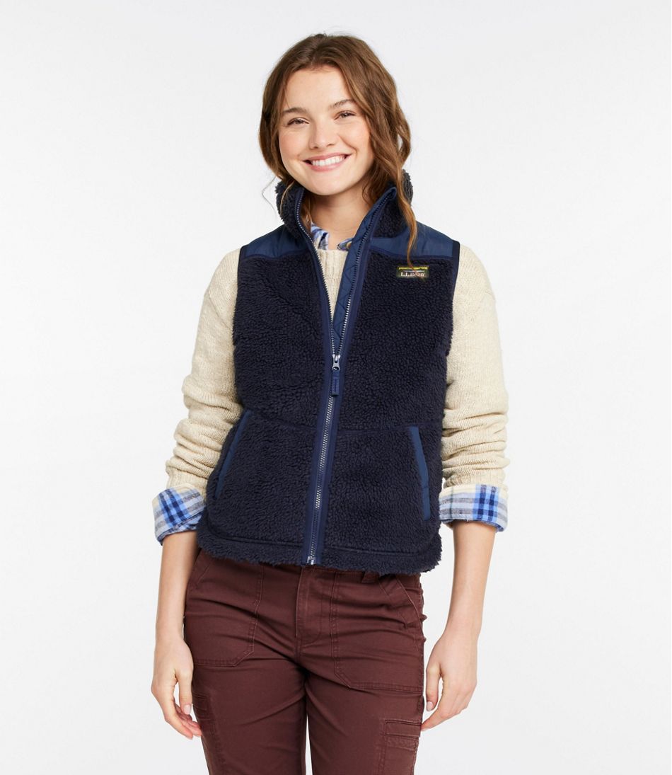Women's Bean's Sherpa Fleece Vest / L.L.Bean