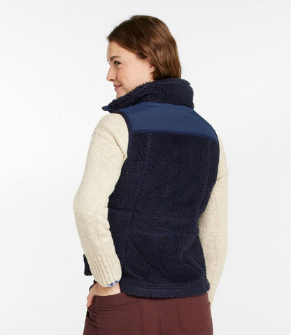 Women's Bean's Sherpa Fleece Vest / L.L.Bean