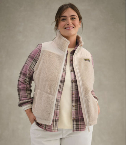 Women's Bean's Sherpa Fleece Vest / L.L.Bean