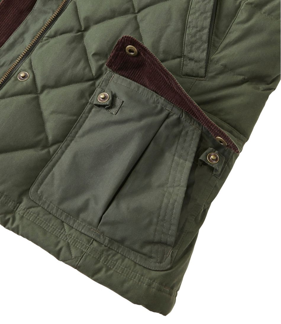 Women's Upcountry Waxed Cotton Down Vest / L.L.Bean