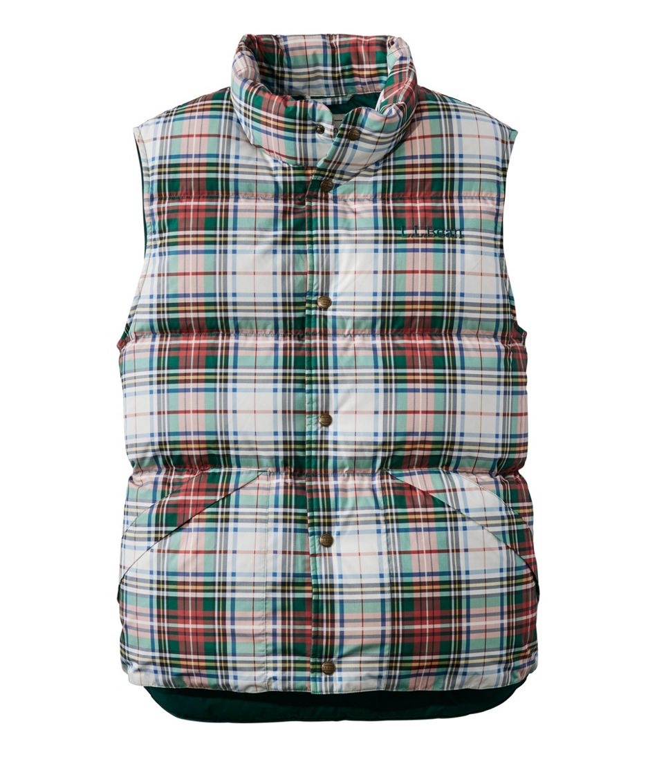 Adults' Bean's Trail Model Down Vest '82, Print / L.L.Bean