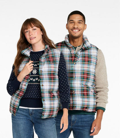Adults' Bean's Trail Model Down Vest '82, Print / L.L.Bean