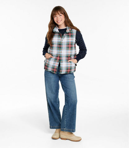 Adults' Bean's Trail Model Down Vest '82, Print / L.L.Bean