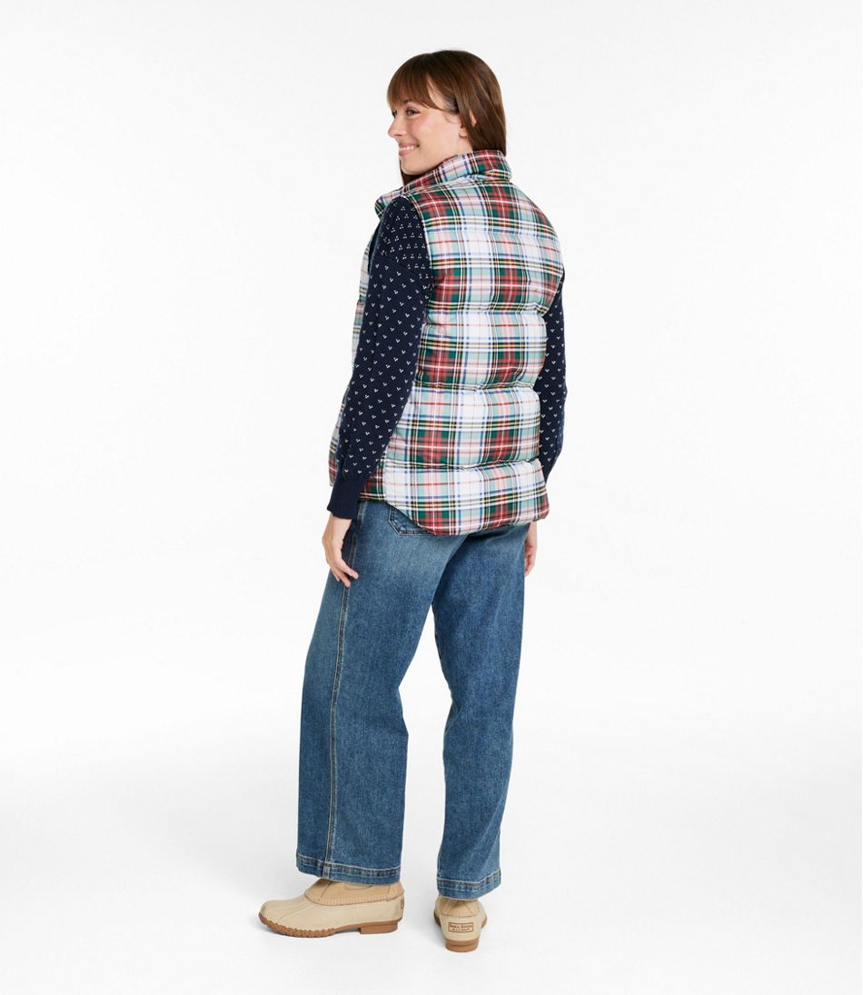 Adults' Bean's Trail Model Down Vest '82, Print / L.L.Bean