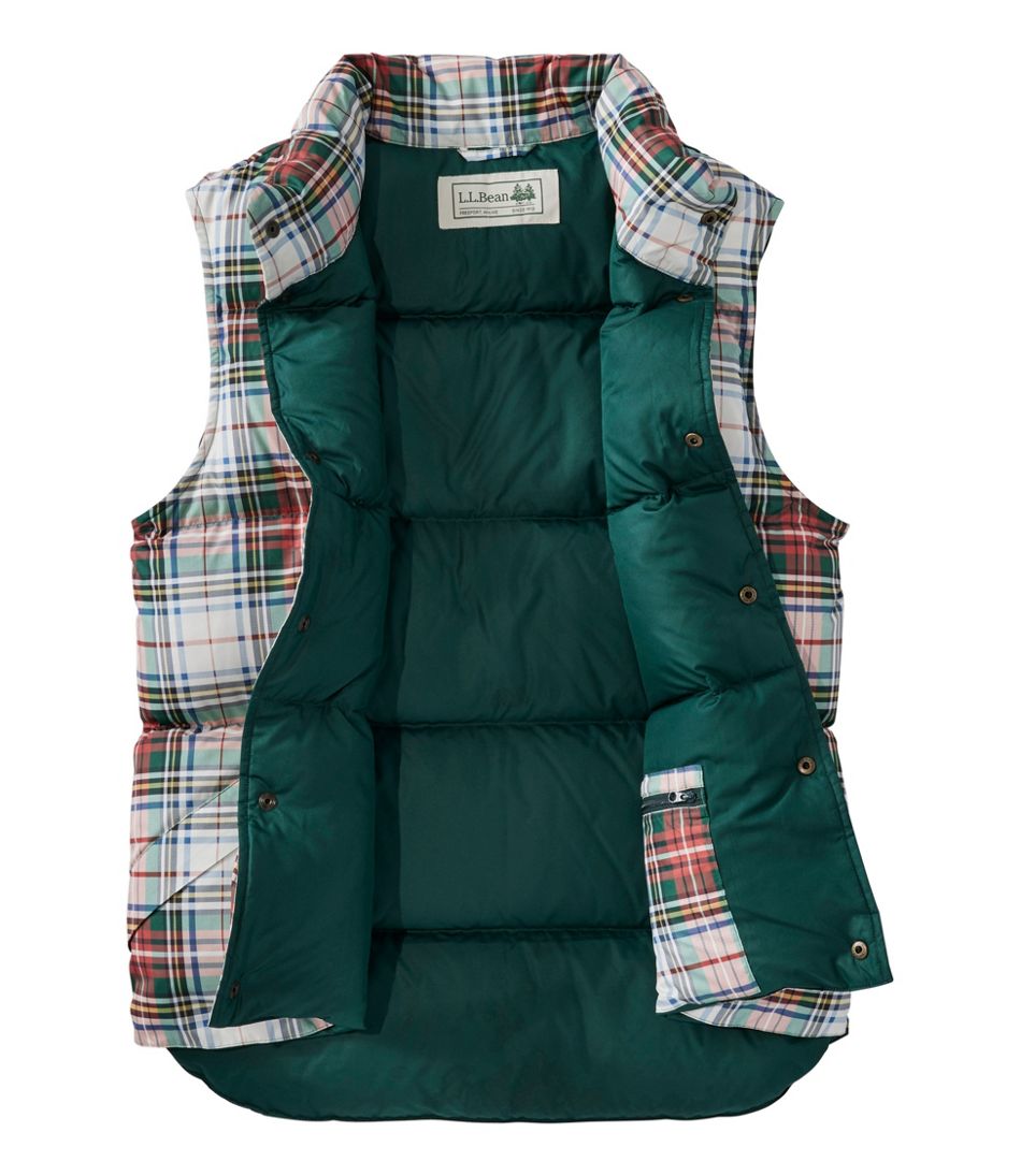 Adults' Bean's Trail Model Down Vest '82, Print / L.L.Bean