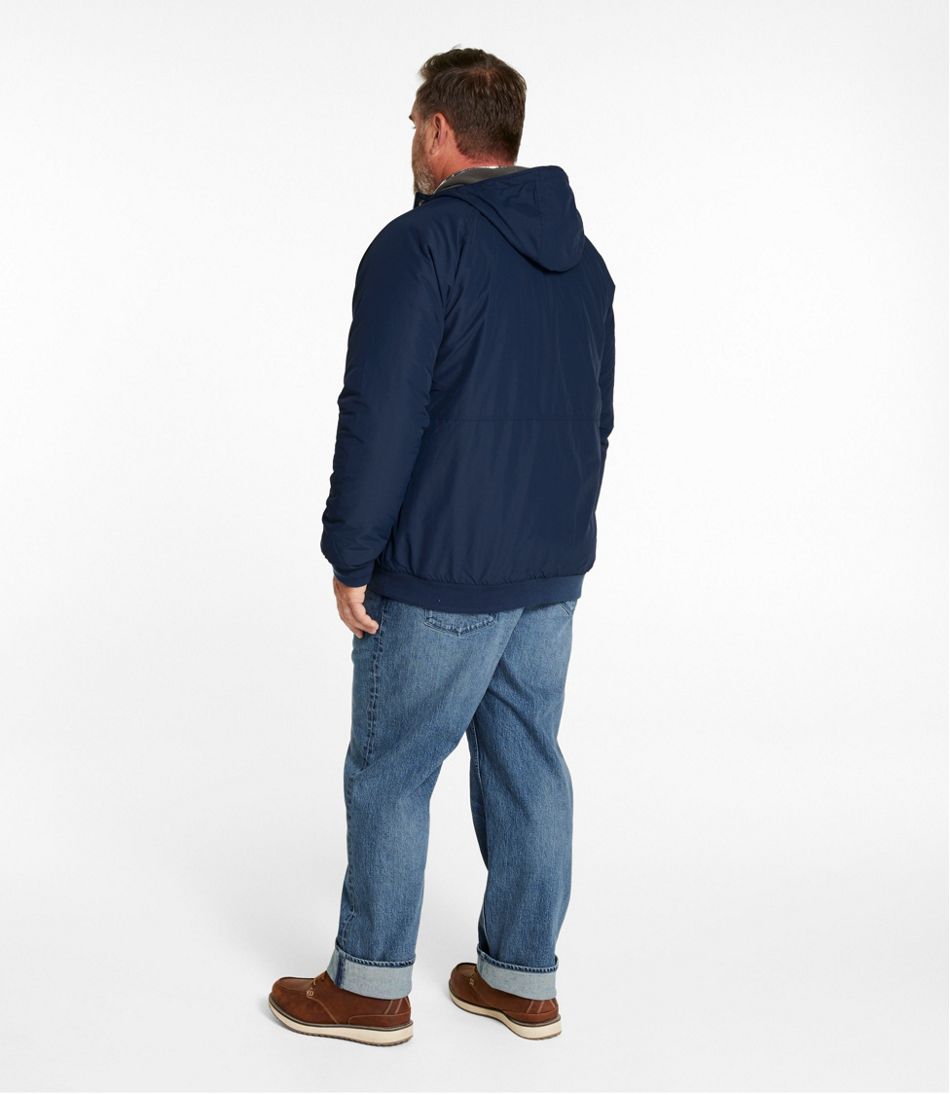 Men's Insulated 3-Season Bomber Hooded Jacket / L.L.Bean