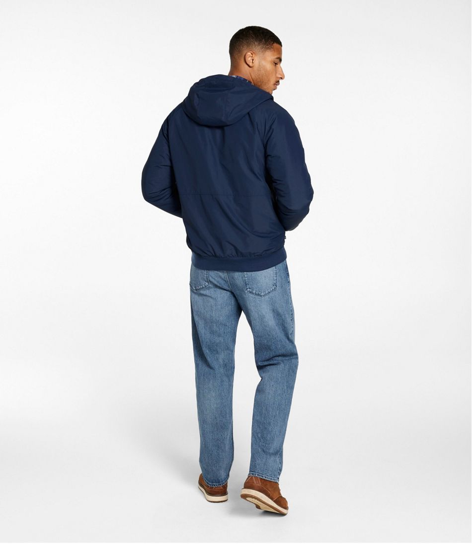 Men's Insulated 3-Season Bomber Hooded Jacket / L.L.Bean