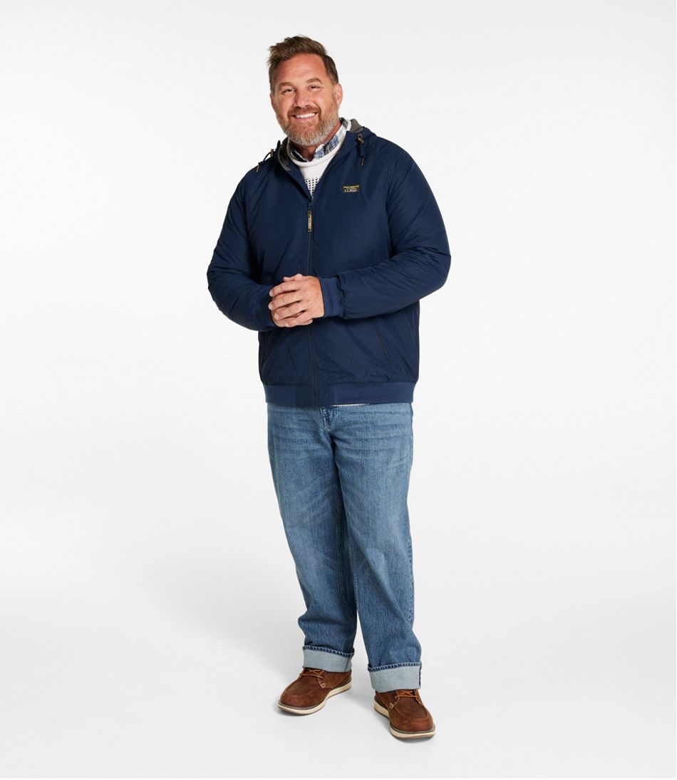 Men's Insulated 3-Season Bomber Hooded Jacket / L.L.Bean