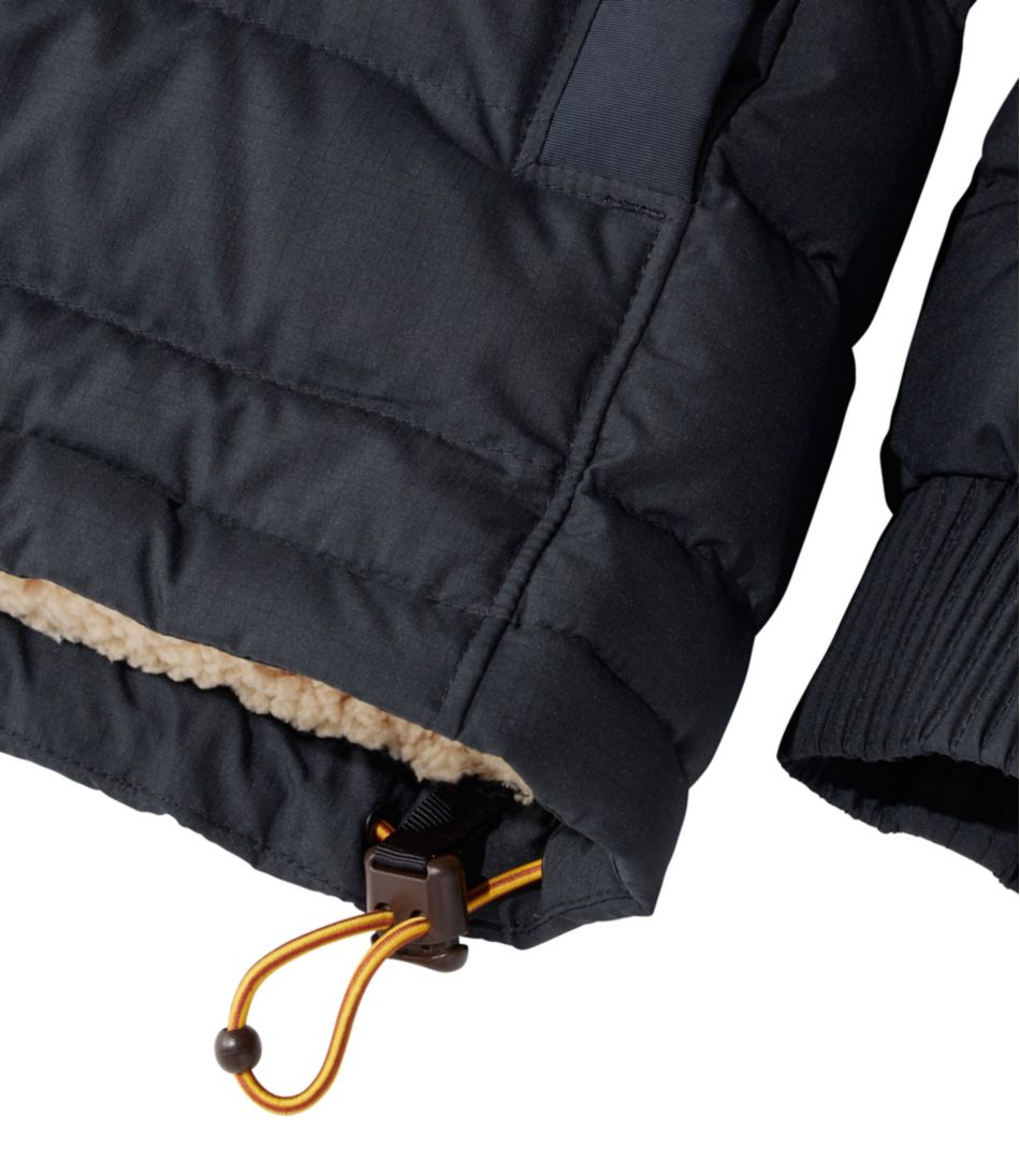 Men's Mountain Classic Down Hooded Jacket, Sherpa-Lined / L.L.Bean