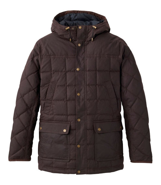 Men's Upcountry Waxed Down Hooded Jacket / L.L.Bean