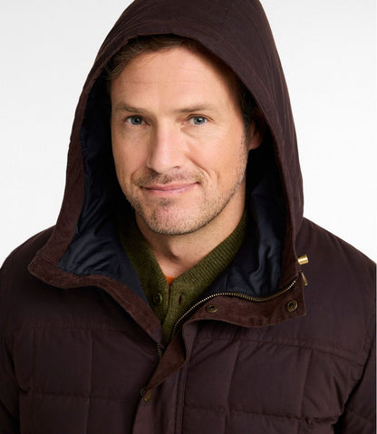 Men's Upcountry Waxed Down Hooded Jacket / L.L.Bean