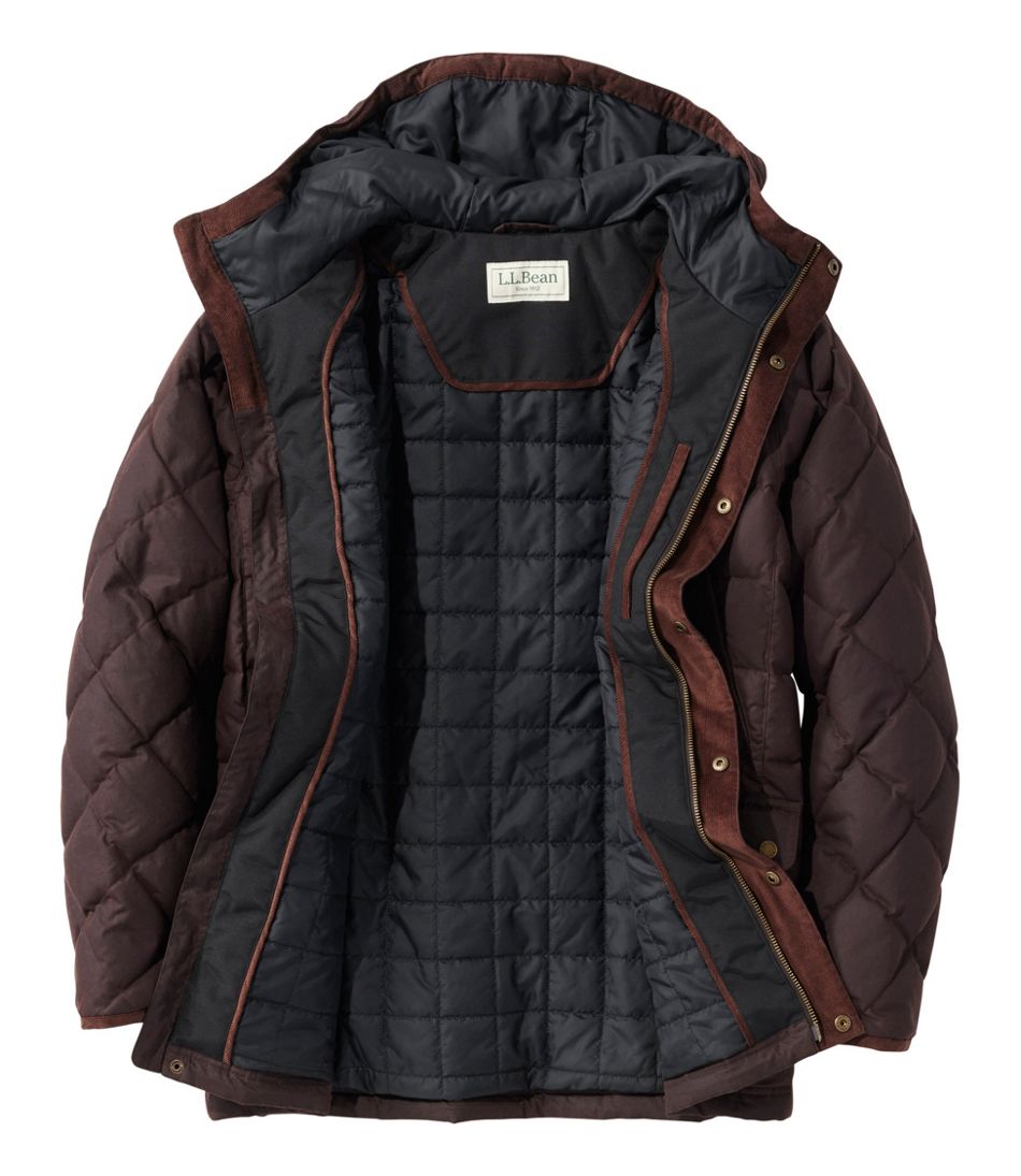 Men's Upcountry Waxed Down Hooded Jacket / L.L.Bean