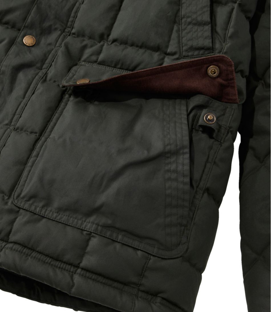 Men's Upcountry Waxed Down Hooded Jacket / L.L.Bean