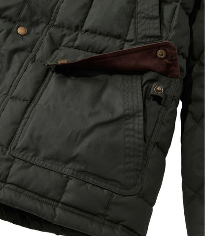 Men's Upcountry Waxed Down Hooded Jacket / L.L.Bean