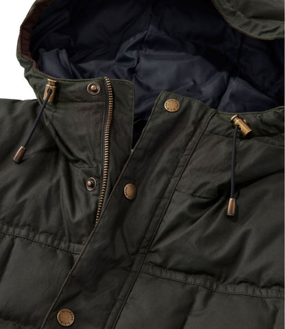 Men's Upcountry Waxed Down Hooded Jacket / L.L.Bean