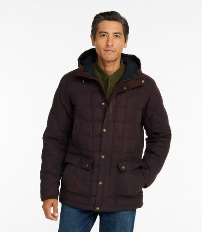 Men's Upcountry Waxed Down Hooded Jacket / L.L.Bean