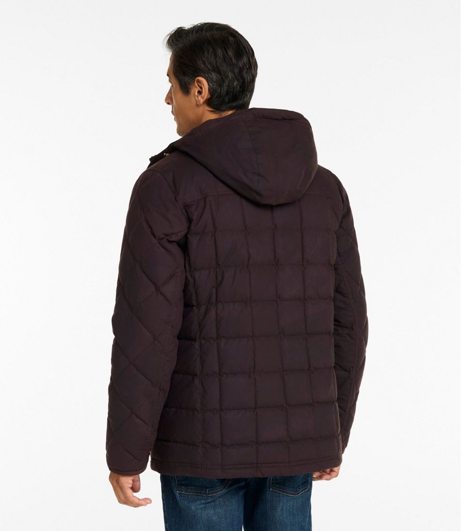 Men's Upcountry Waxed Down Hooded Jacket / L.L.Bean