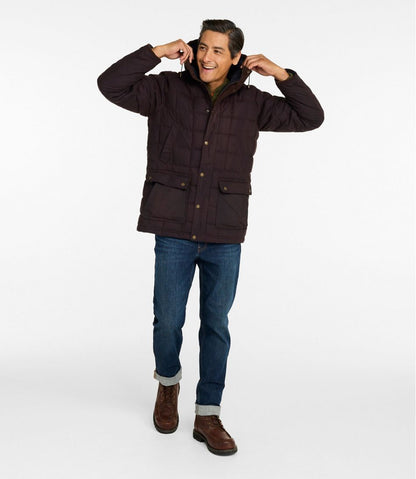 Men's Upcountry Waxed Down Hooded Jacket / L.L.Bean