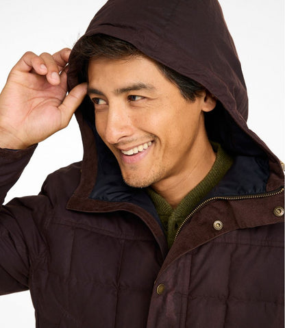 Men's Upcountry Waxed Down Hooded Jacket / L.L.Bean