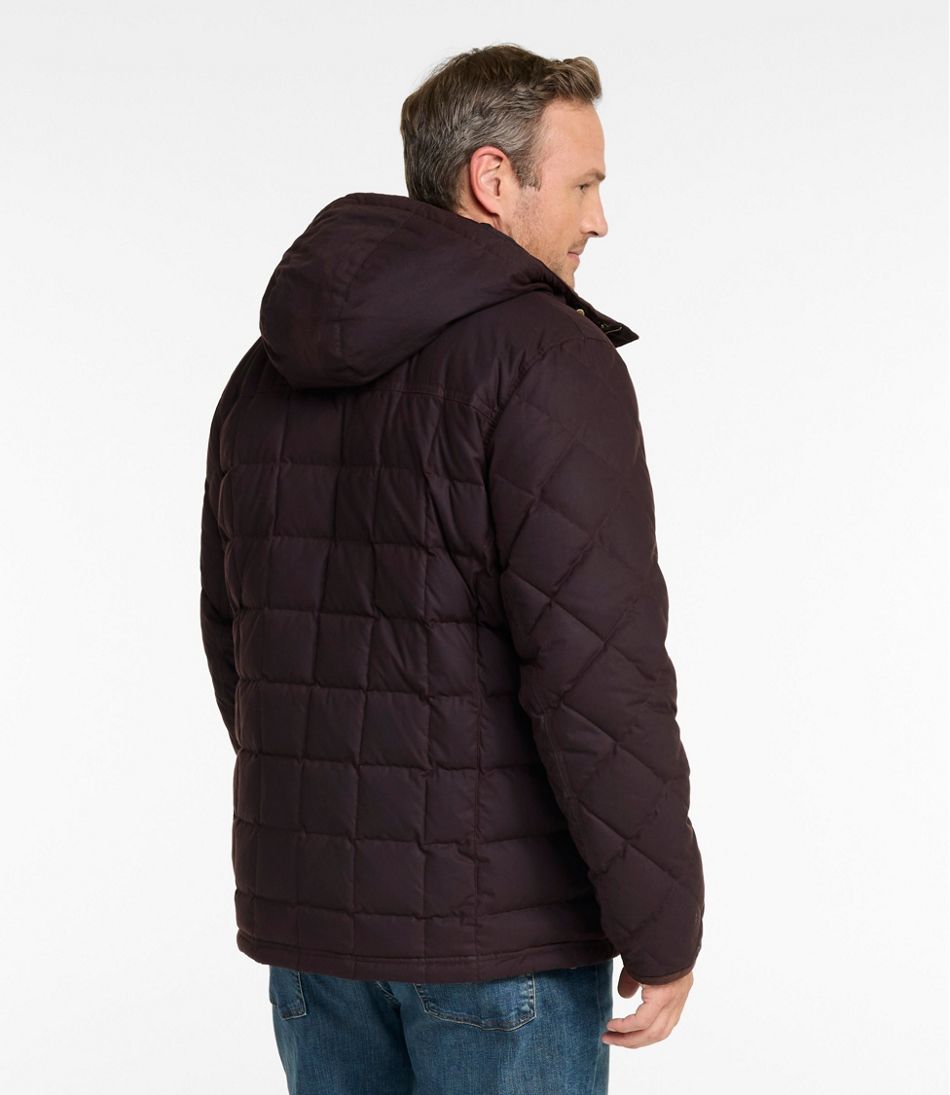 Men's Upcountry Waxed Down Hooded Jacket / L.L.Bean