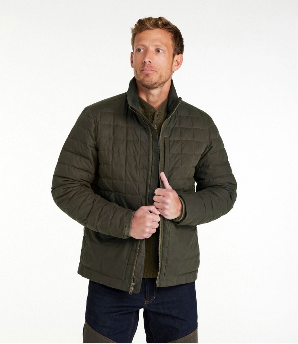 Men's Upcountry Waxed Cotton Down Sweater / L.L.Bean