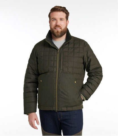 Men's Upcountry Waxed Cotton Down Sweater / L.L.Bean