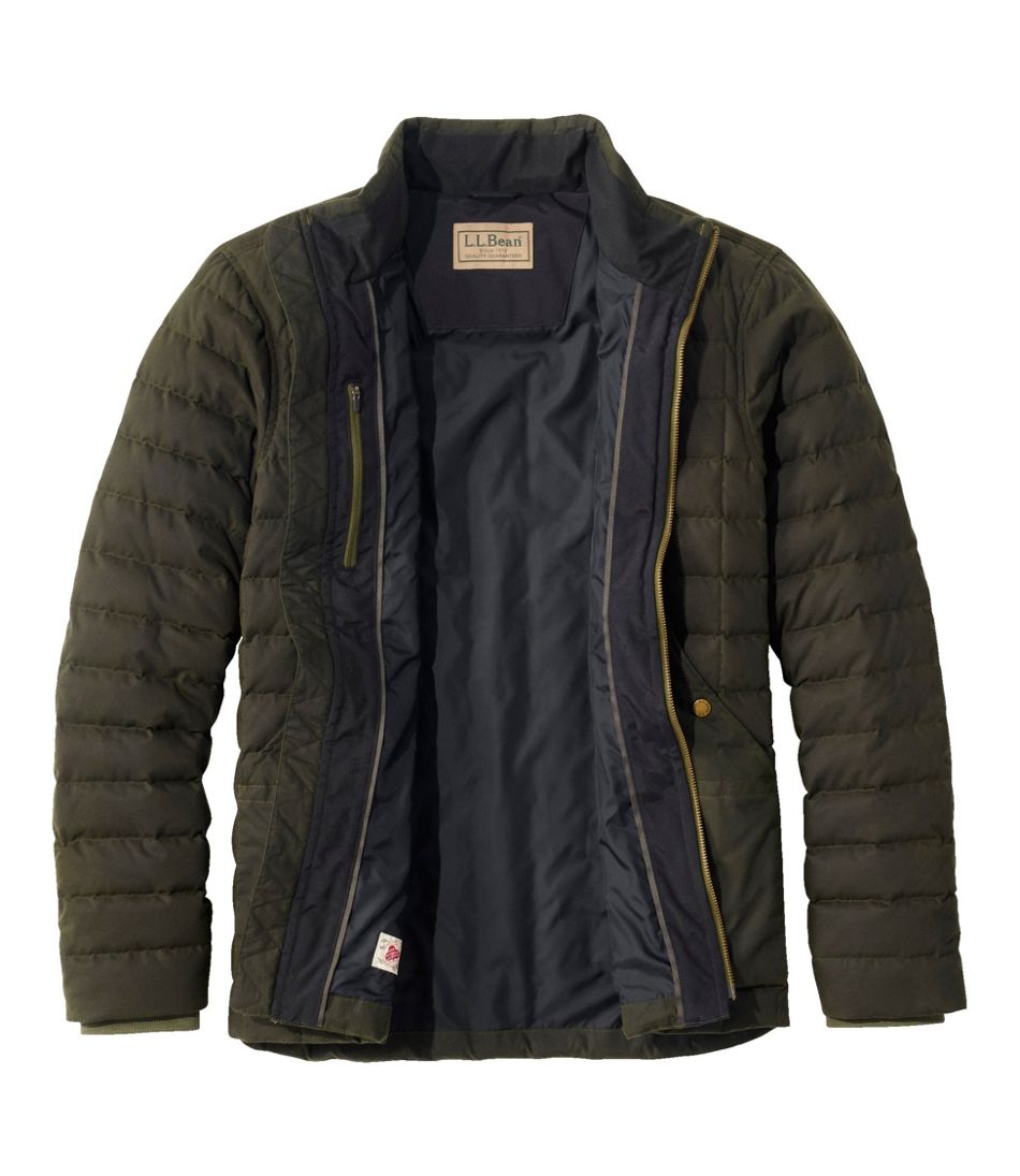 Men's Upcountry Waxed Cotton Down Sweater / L.L.Bean