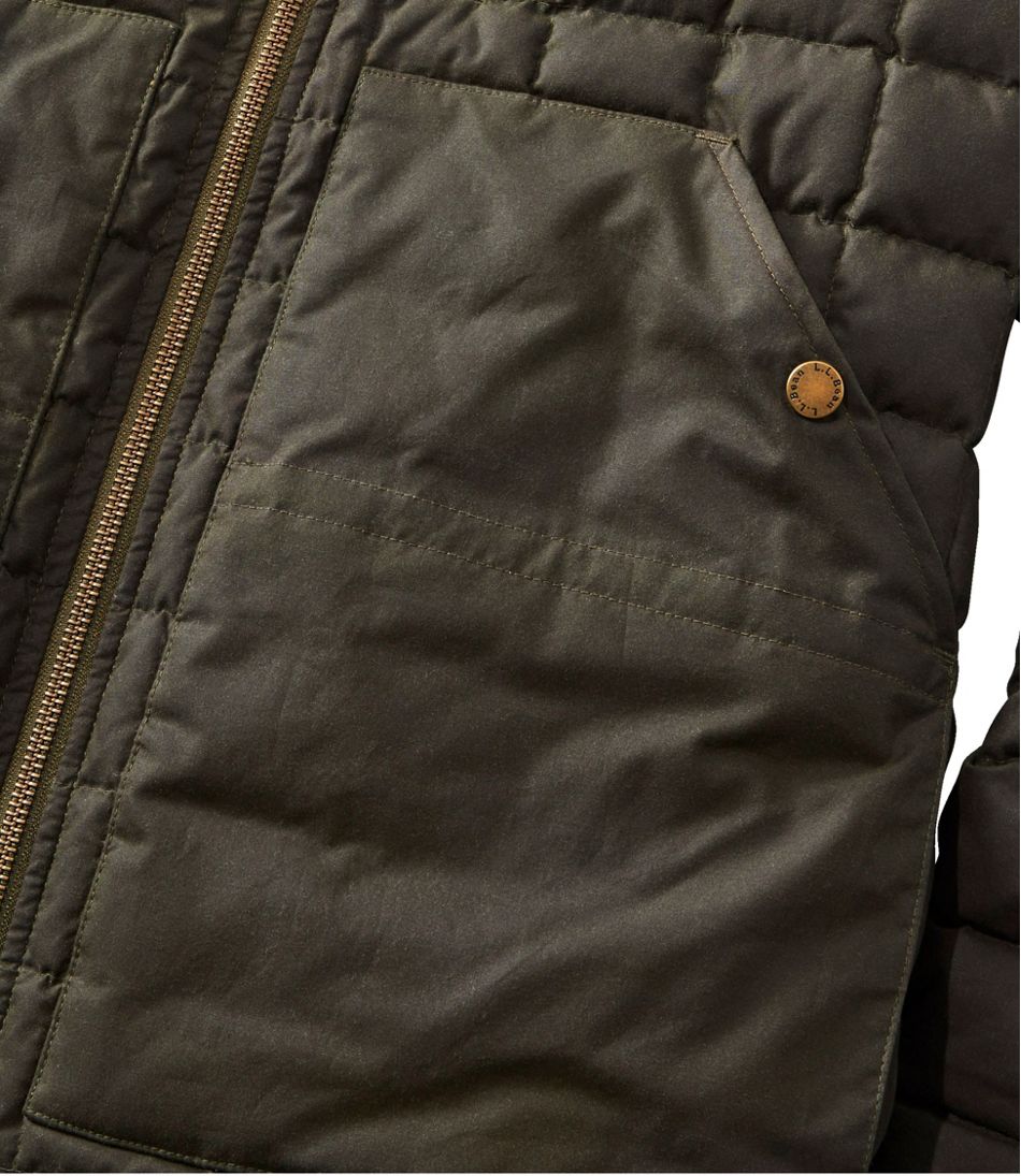 Men's Upcountry Waxed Cotton Down Sweater / L.L.Bean