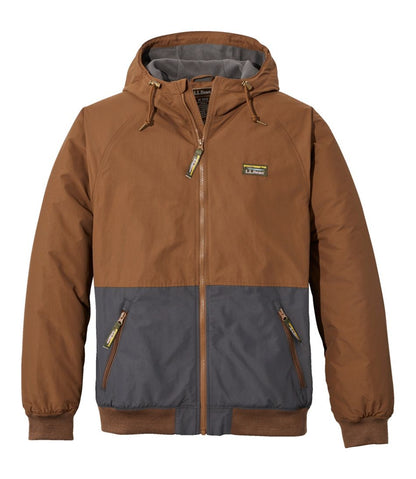 Men's Insulated 3-Season Bomber Hooded Jacket, Colorblock / L.L.Bean