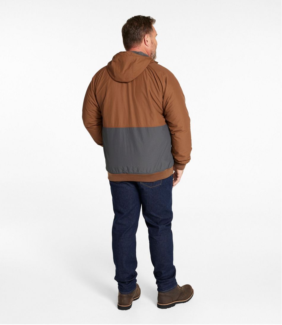 Men's Insulated 3-Season Bomber Hooded Jacket, Colorblock / L.L.Bean