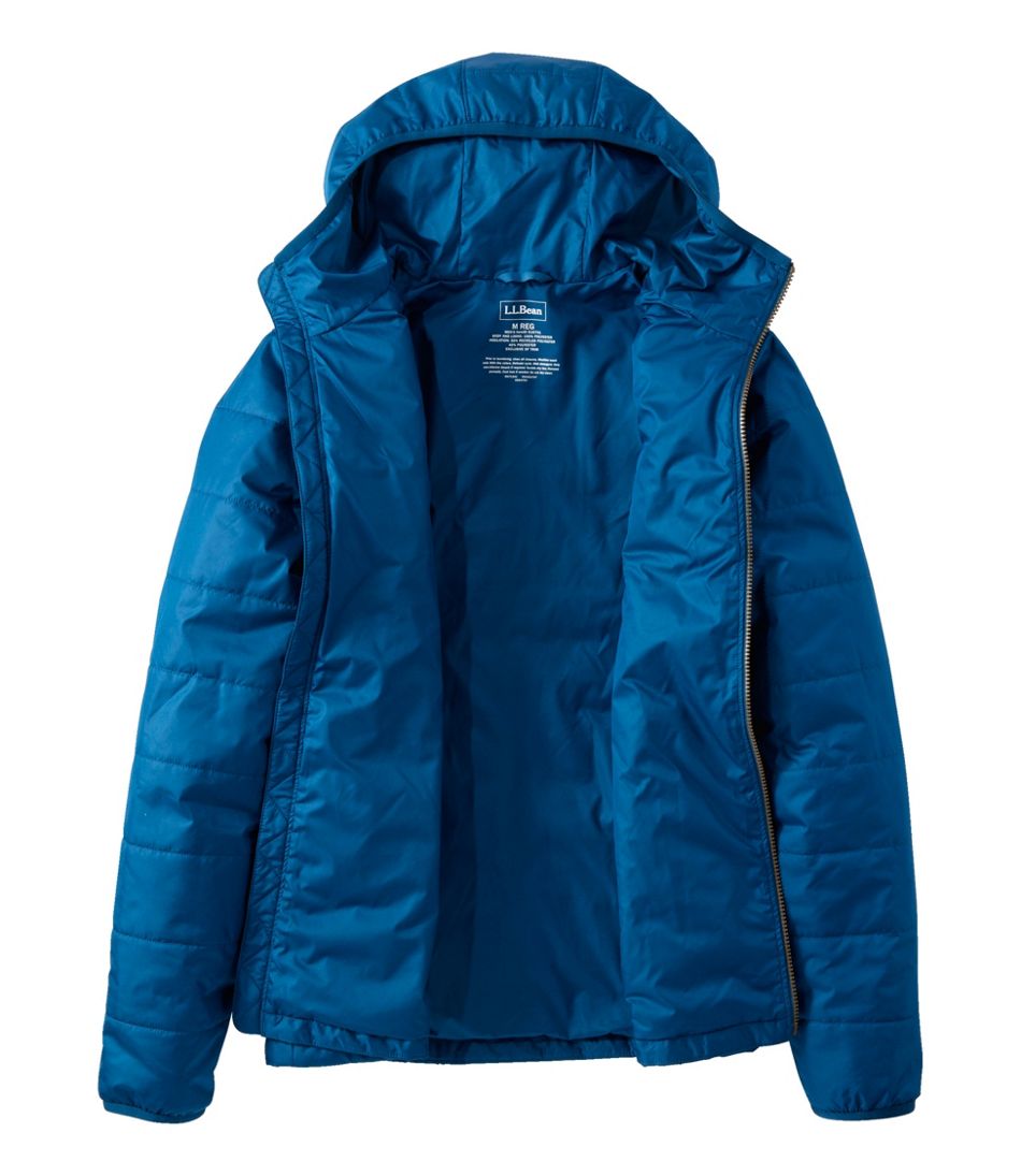 Men's Mountain Classic Puffer Hooded Jacket, Colorblock / L.L.Bean