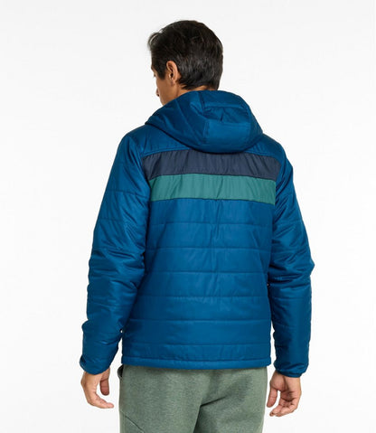 Men's Mountain Classic Puffer Hooded Jacket, Colorblock / L.L.Bean