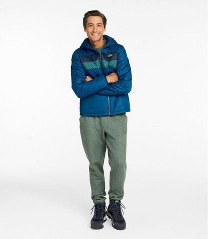 Men's Mountain Classic Puffer Hooded Jacket, Colorblock / L.L.Bean
