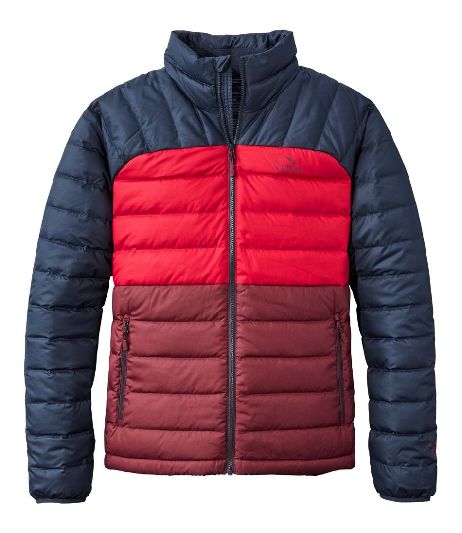 Men's Bean's Down Jacket, Colorblock / L.L.Bean