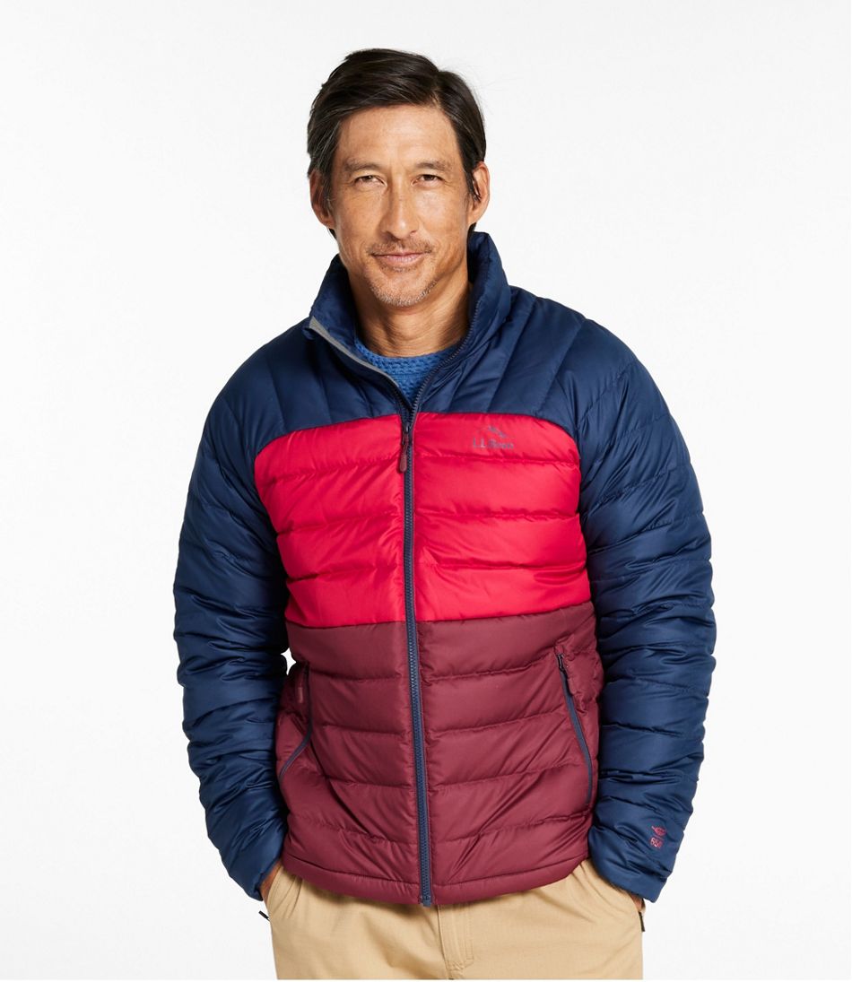 Men's Bean's Down Jacket, Colorblock / L.L.Bean