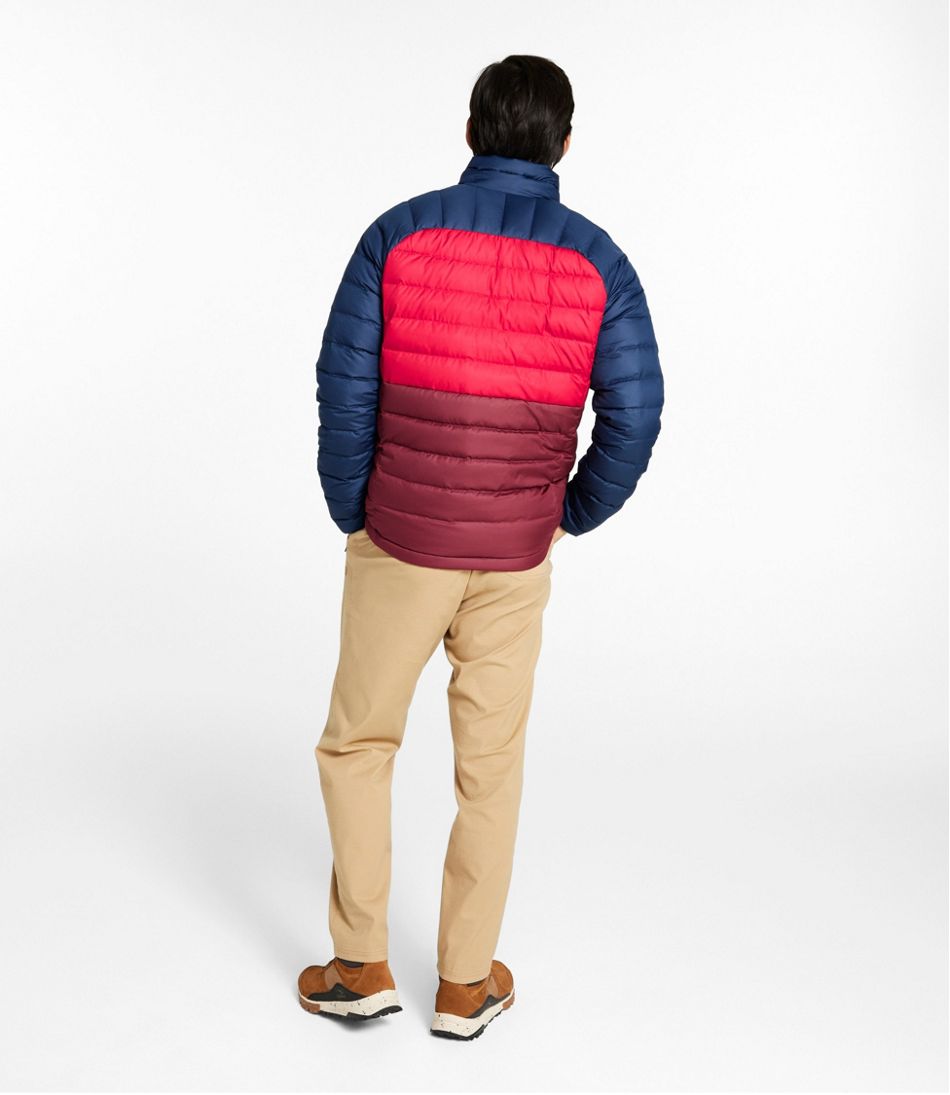 Men's Bean's Down Jacket, Colorblock / L.L.Bean