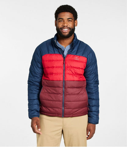 Men's Bean's Down Jacket, Colorblock / L.L.Bean