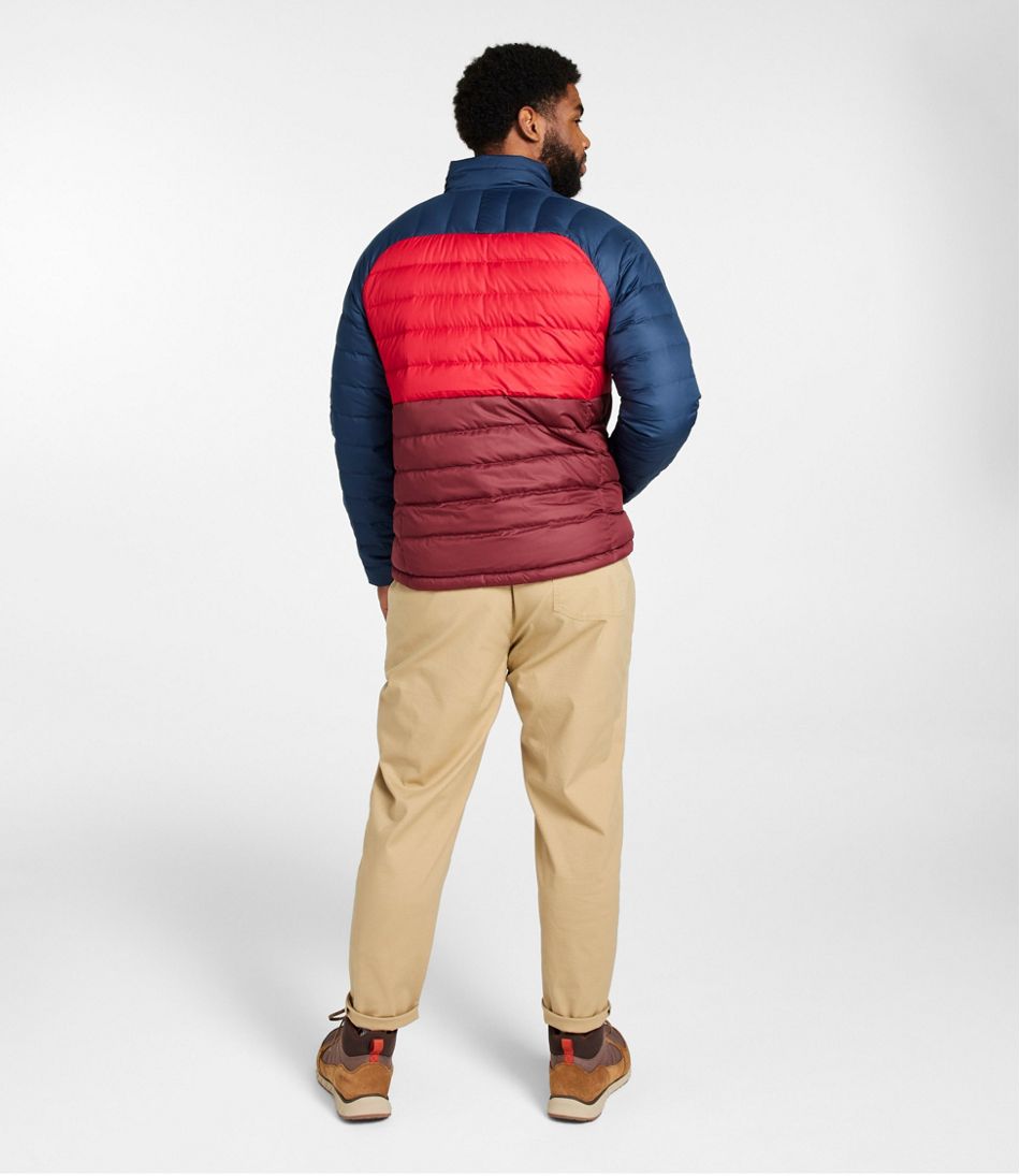 Men's Bean's Down Jacket, Colorblock / L.L.Bean