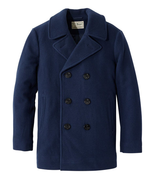 Authentic wool pea coat / L.L.Bean
