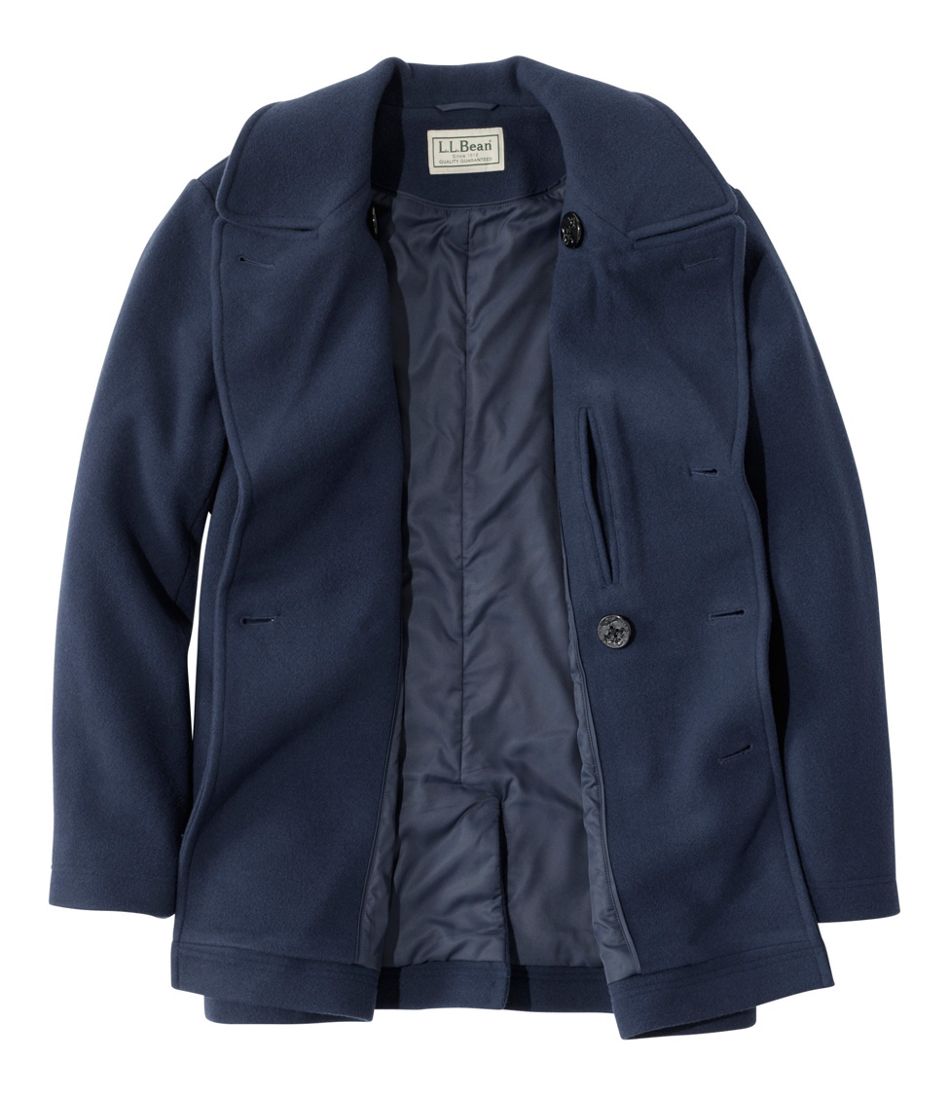 Authentic wool pea coat / L.L.Bean
