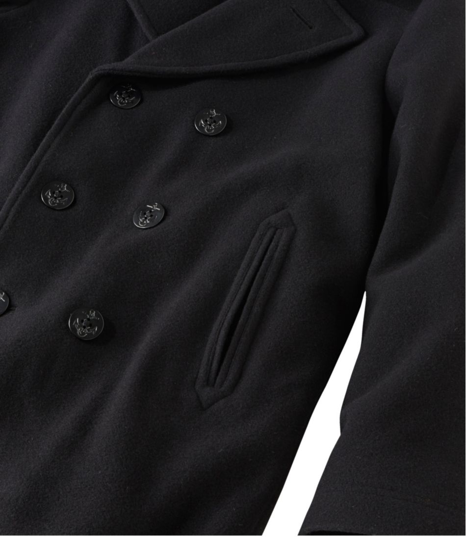 Authentic wool pea coat / L.L.Bean