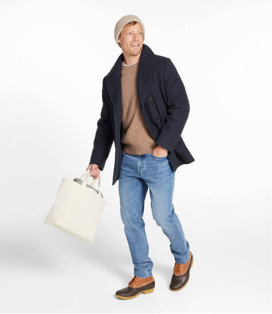 Authentic wool pea coat / L.L.Bean