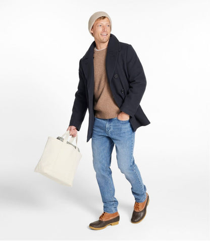 Authentic wool pea coat / L.L.Bean